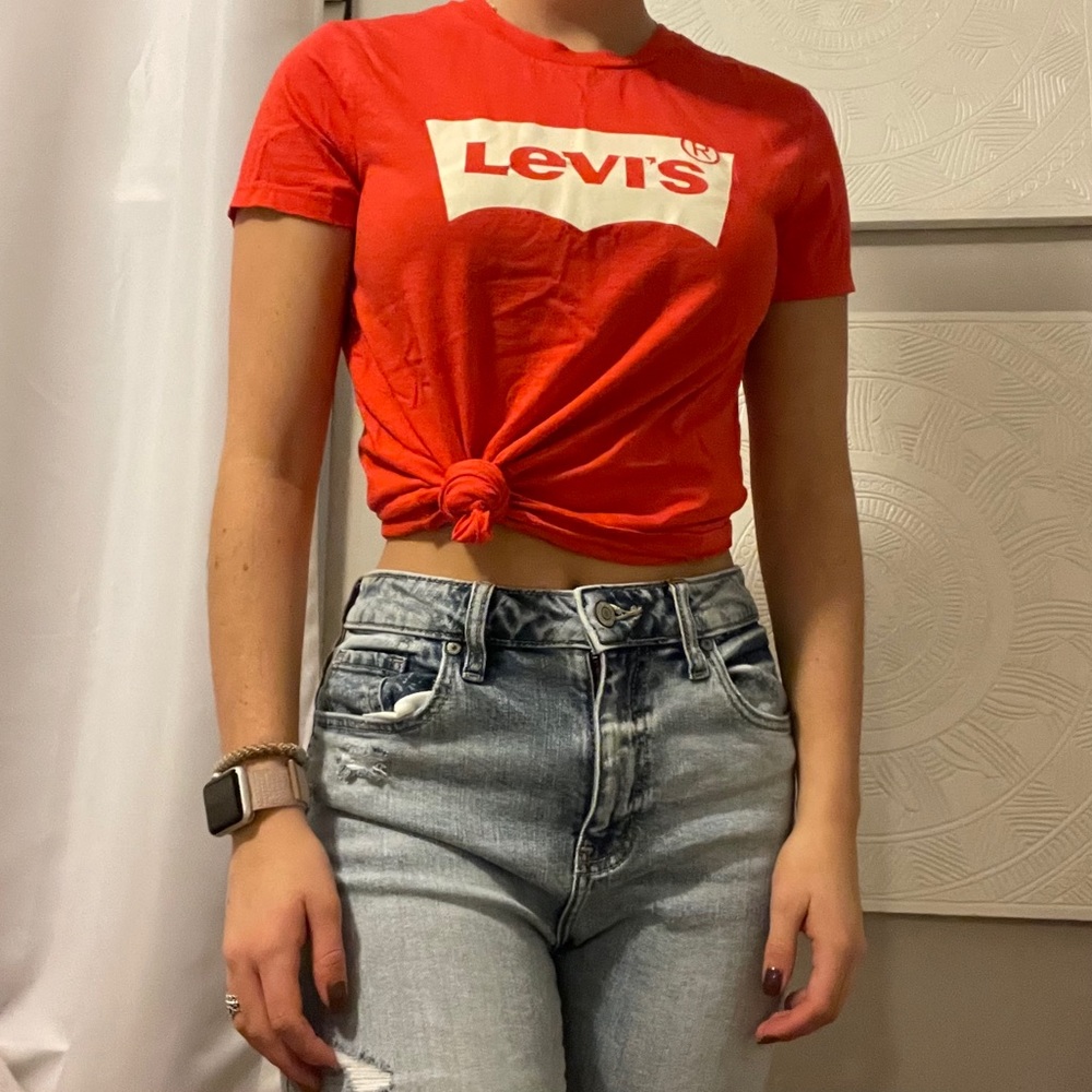 Firey Levi’s Tee
